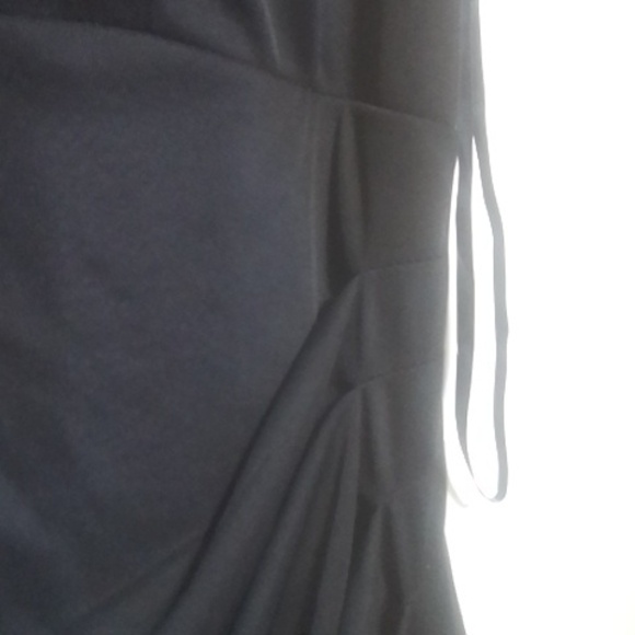 DJ-JAZ. Dark blue evening Gown with sequence around the top Size 16 - Picture 7 of 7